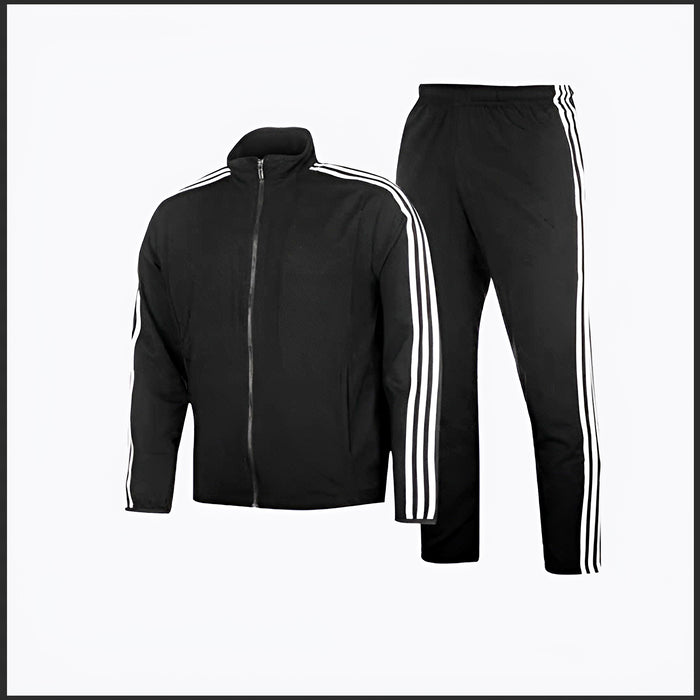 Men’s Trendy Three-Stripes Best Quality Full-Sleeve Tracksuit