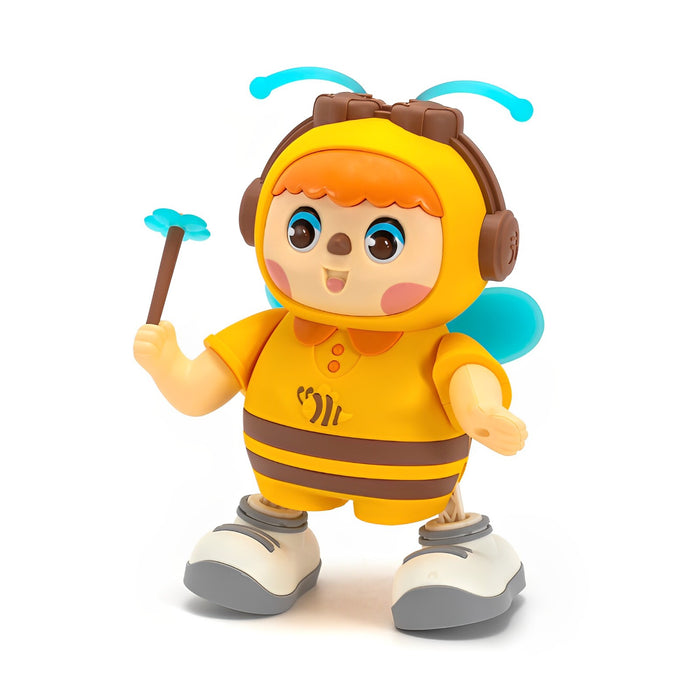 Cute Musical Educational Dancing Bee Toy For Kids With Music And Light Effects