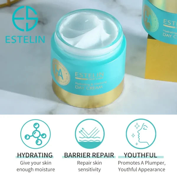 Estelin Hyaluronic Acid Hydrating & Vitalizing Day Cream – 50g