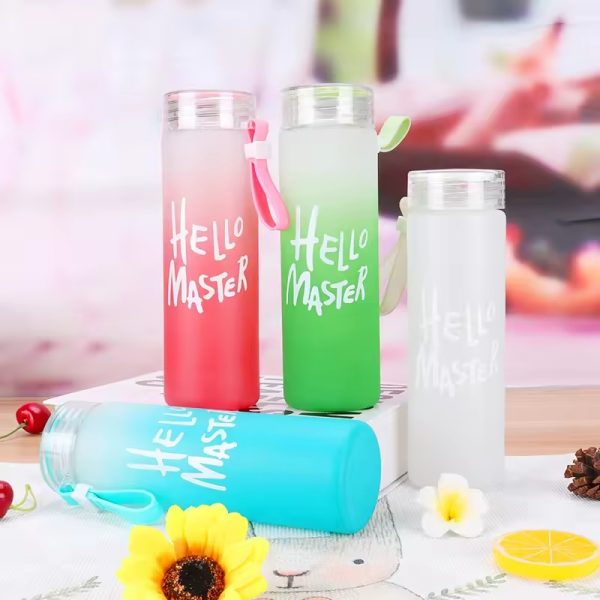 Deal Pack Of 2 – A9 Mini Camera & Frosted Glass Water Bottle (random Color)