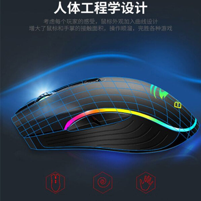 M710 Shadow High-End Optical RGB 3200Dpi Competitive Gaming Mouse