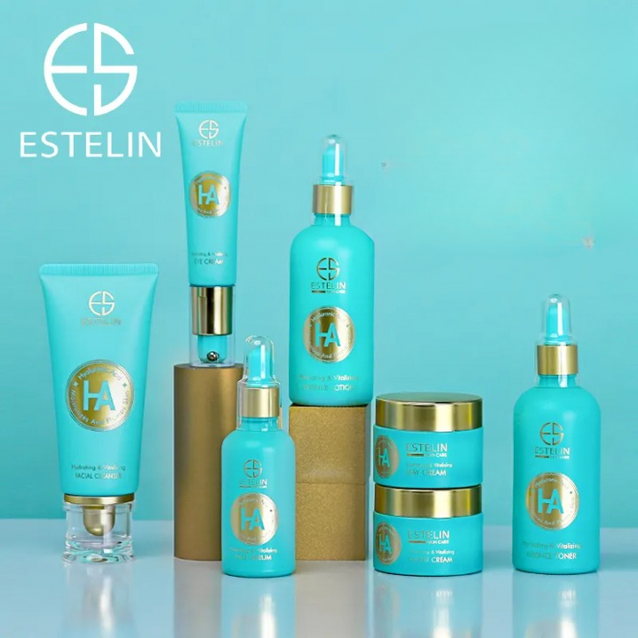 Estelin Hyaluronic Acid Hydrating & Vitalizing Skin Care Set – 7 Pcs Set