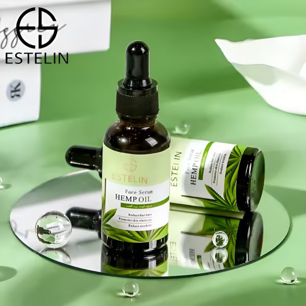 Estelin Hemp Oil Face Serum – Facial Serum Reduce Fine Lines – 30ml