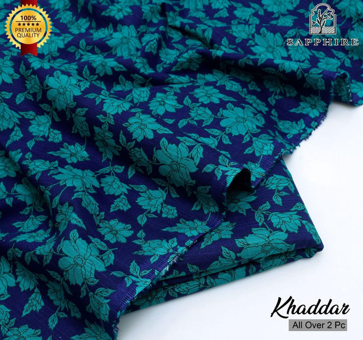 Sapphire & Nishat- Khadder Printed shirt / Trouser