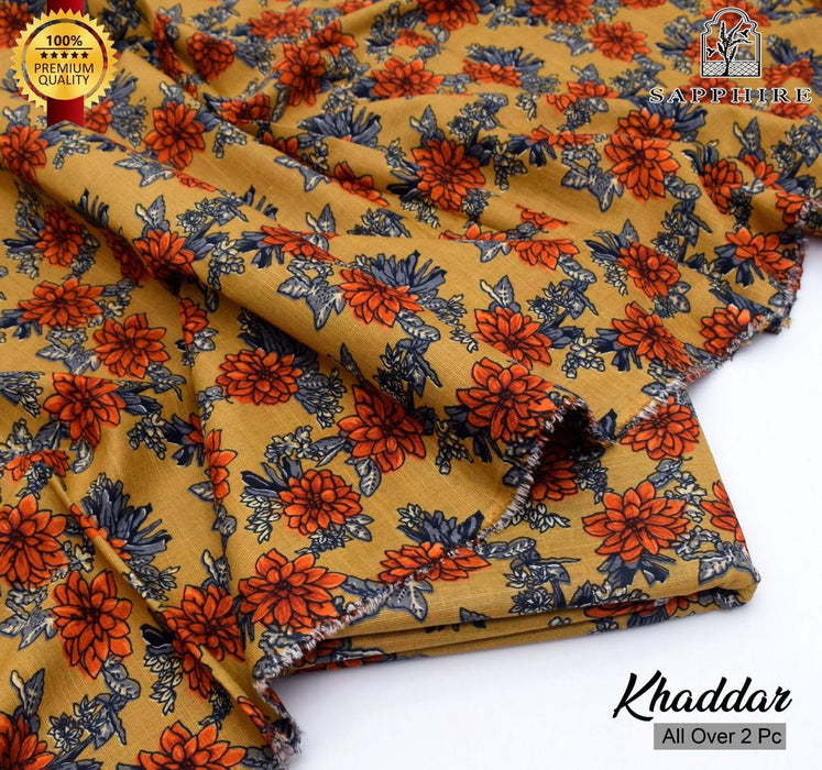 Sapphire & Nishat- Khadder Printed shirt / Trouser