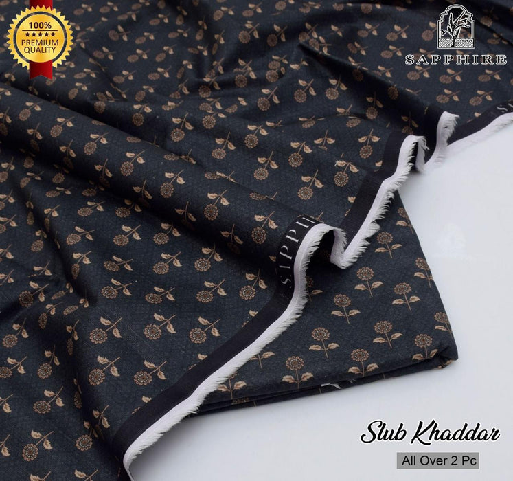 Sapphire & Nishat- Khadder Printed shirt / Trouser