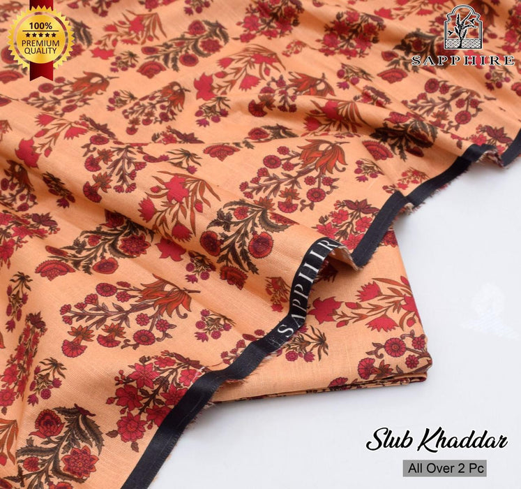 Sapphire & Nishat- Khadder Printed shirt / Trouser