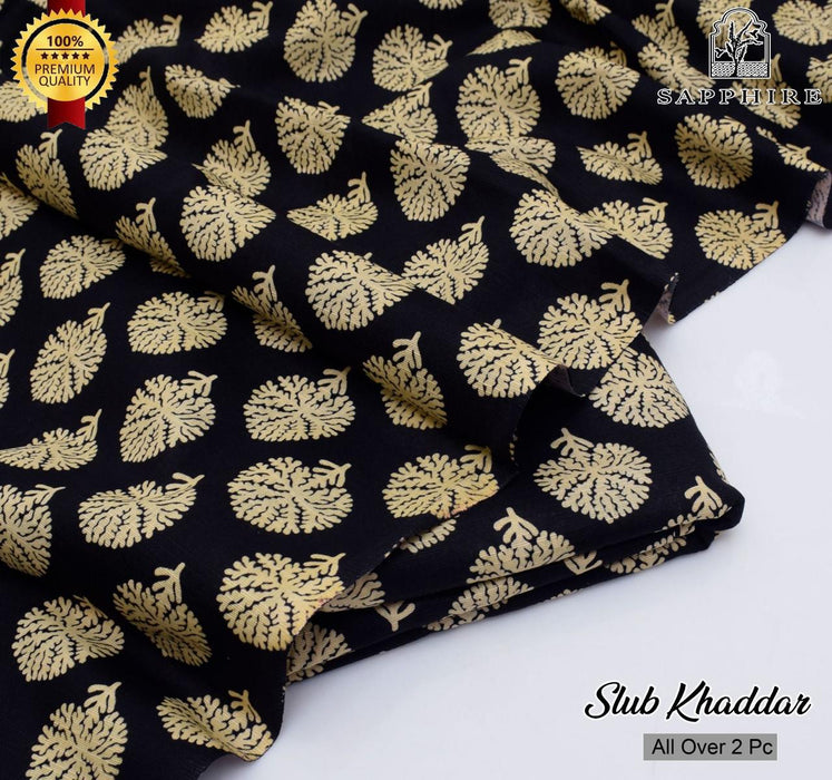 Sapphire & Nishat- Khadder Printed shirt / Trouser