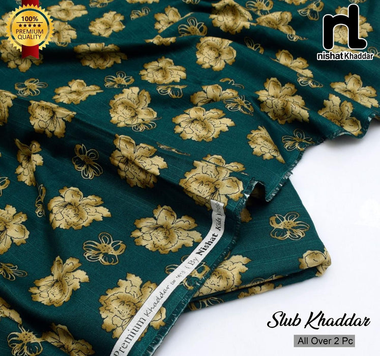 Sapphire & Nishat- Khadder Printed shirt / Trouser