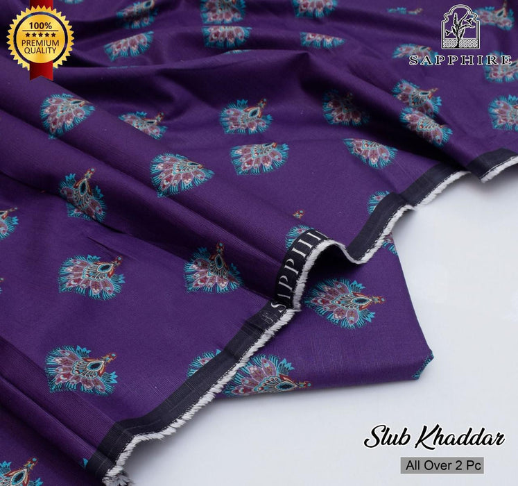 Sapphire & Nishat- Khadder Printed shirt / Trouser