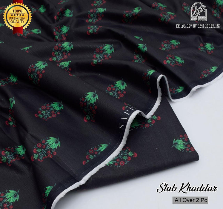 Sapphire & Nishat- Khadder Printed shirt / Trouser