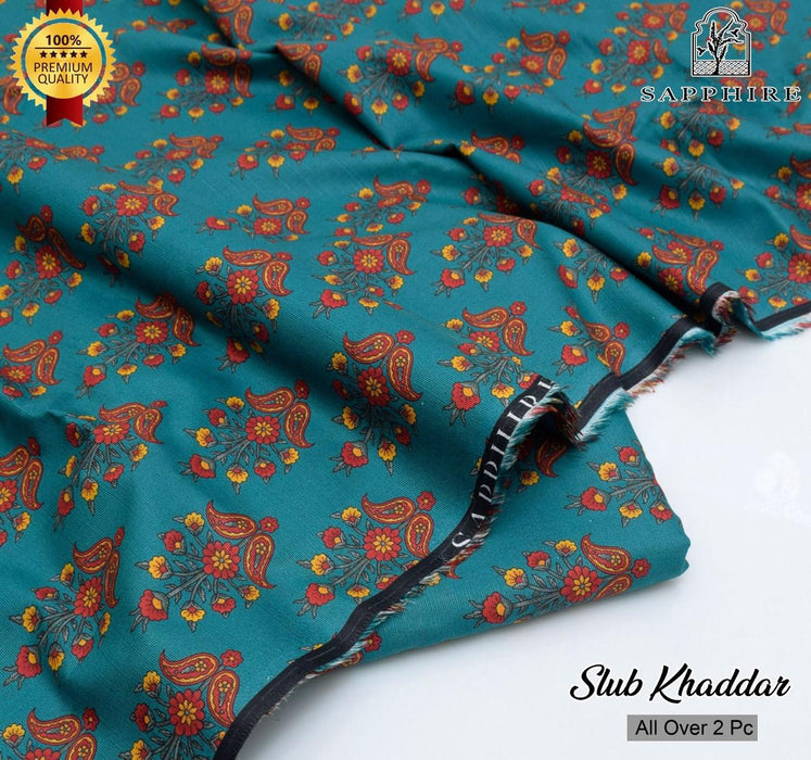 Sapphire & Nishat- Khadder Printed shirt / Trouser