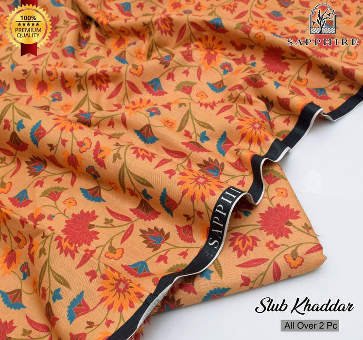 Sapphire & Nishat- Khadder Printed shirt / Trouser