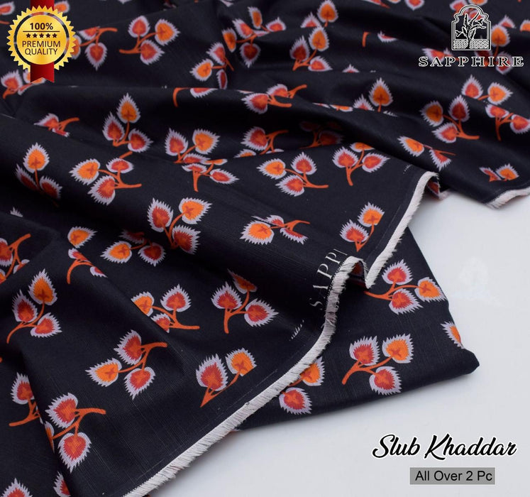 Sapphire & Nishat- Khadder Printed shirt / Trouser