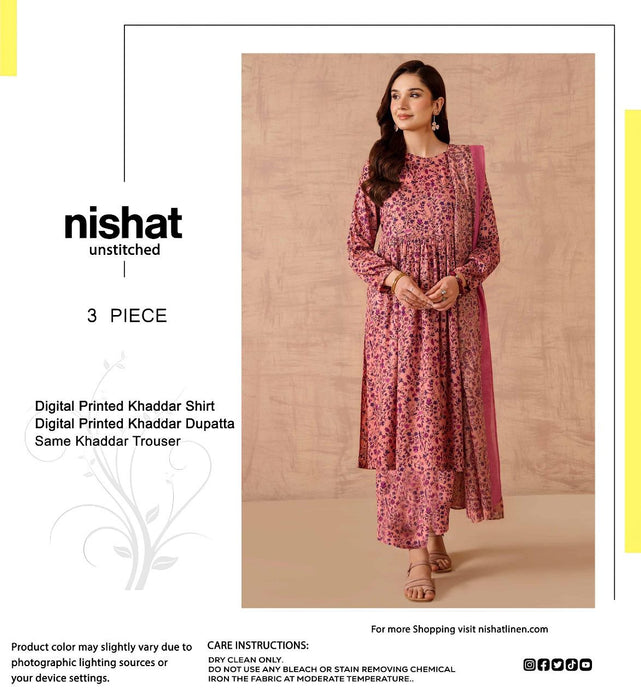 Nishat - 100% Original Khadar Style Collection 2024