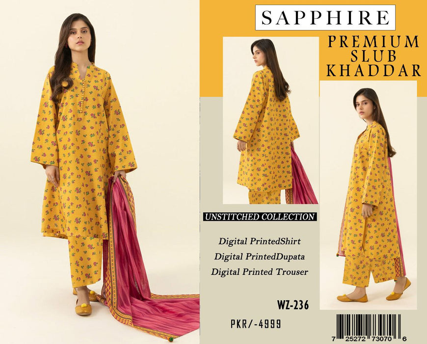 Winter Exclusive Collection 2024-2025 Sapphire Prints (Premium Slub Khaddar)