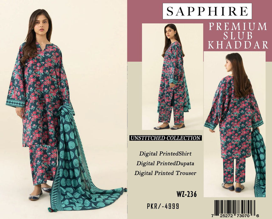 Winter Exclusive Collection 2024-2025 Sapphire Prints (Premium Slub Khaddar)