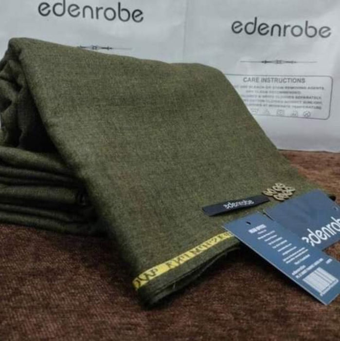 Edenrobe Slub Wool Gents Suiting's Unstitched Winter Collection