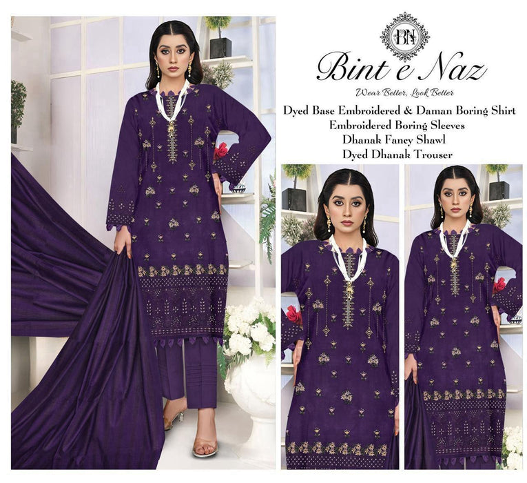 BINT-E-NAZ DHANAK collection 2024