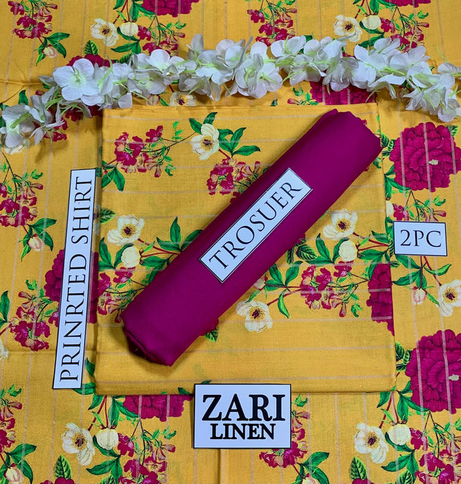 ZARI LINEN / DORIYA LINEN /LINEN 2PC