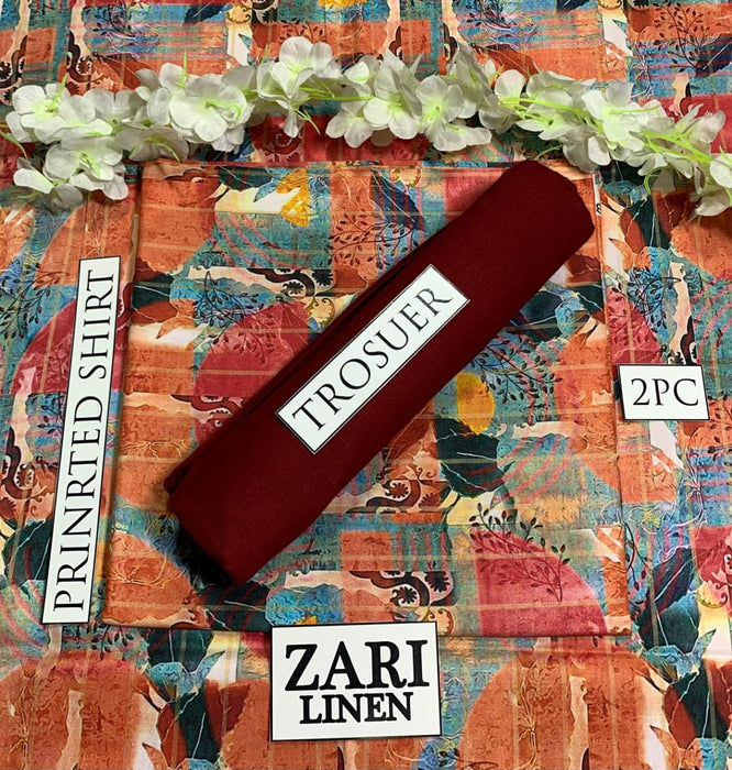 ZARI LINEN / DORIYA LINEN /LINEN 2PC