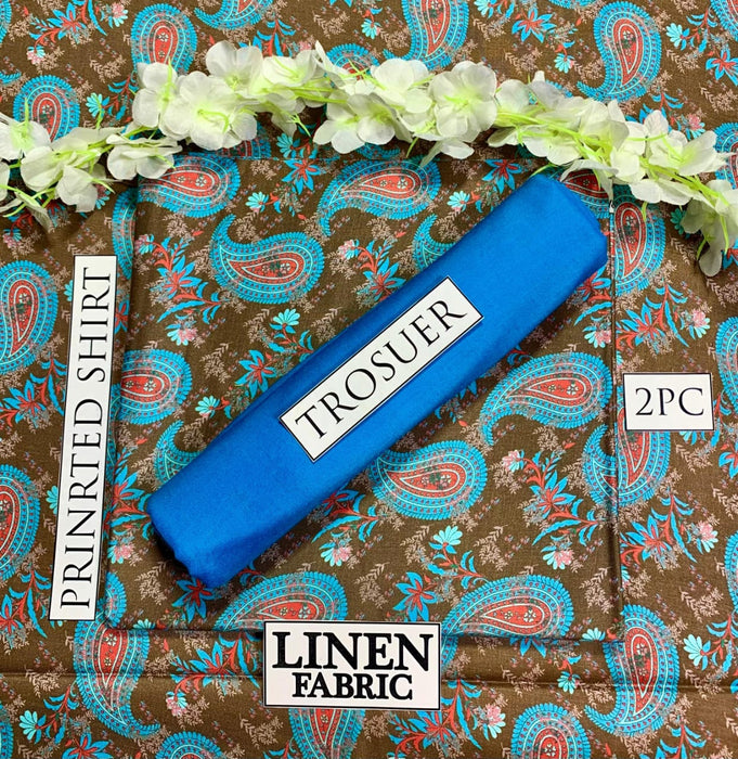 ZARI LINEN / DORIYA LINEN /LINEN 2PC