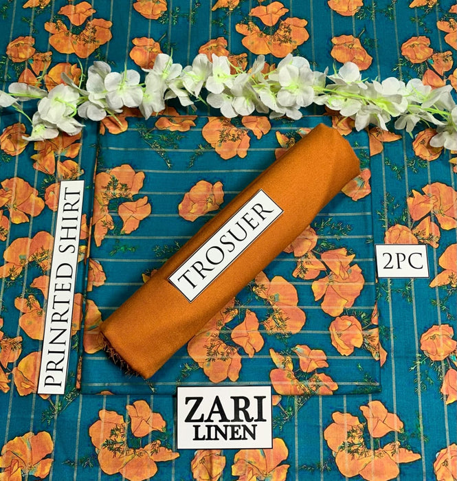 ZARI LINEN / DORIYA LINEN /LINEN 2PC