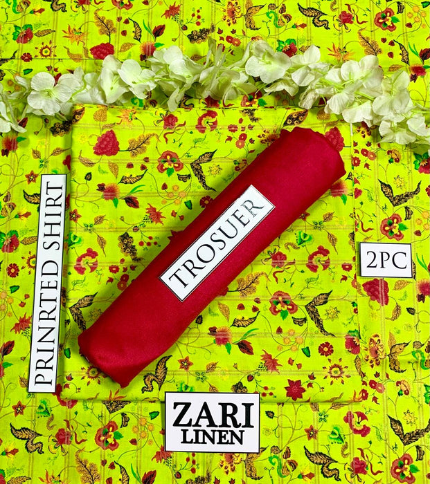 ZARI LINEN / DORIYA LINEN /LINEN 2PC