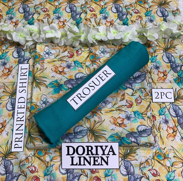 ZARI LINEN / DORIYA LINEN /LINEN 2PC