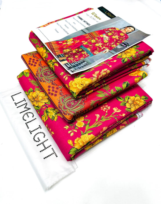 Brand limelight 3pcs KHADDAR