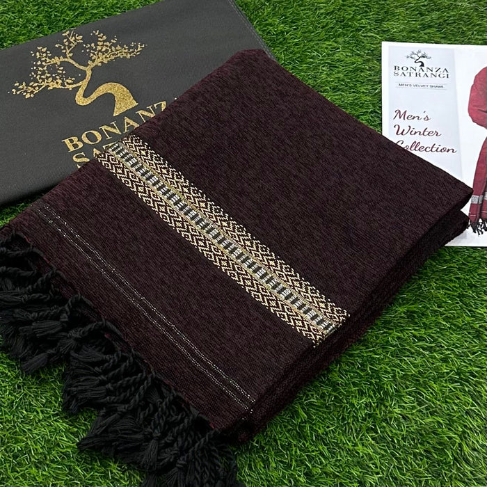 Bonanza Satrangi (Men's Velvet Shawl)