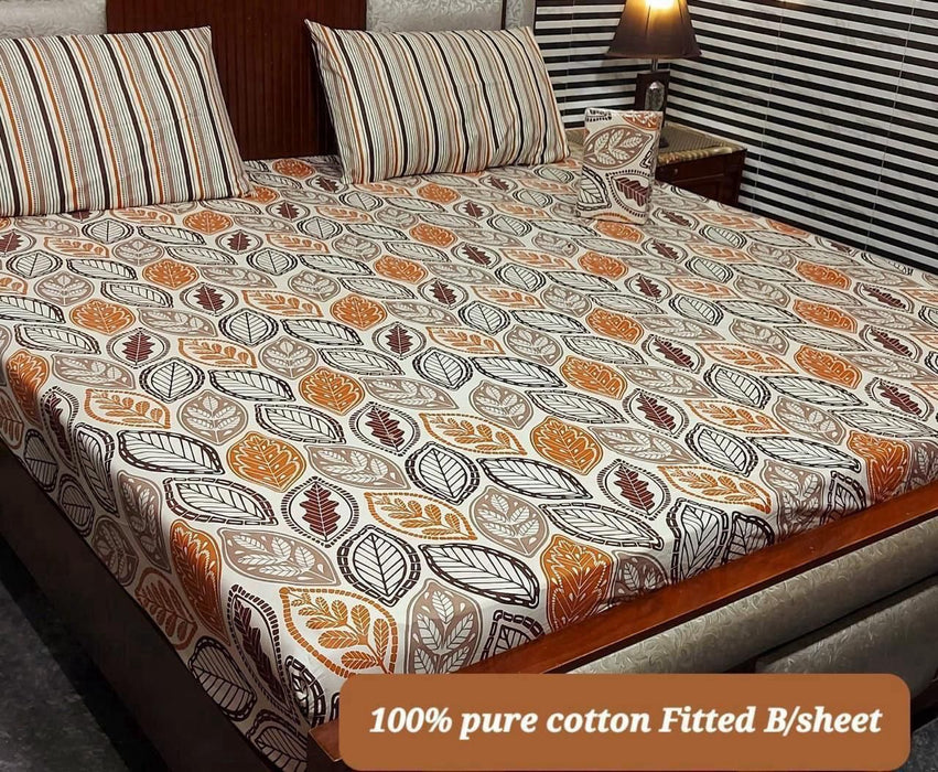 PURE COTTON FITTED BEDSHEET