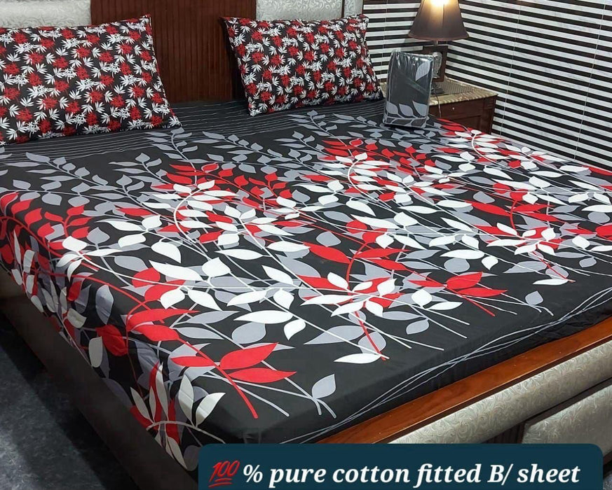 PURE COTTON FITTED BEDSHEET