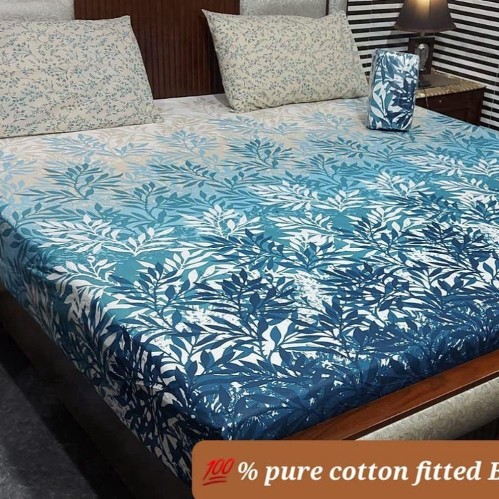 PURE COTTON FITTED BEDSHEET