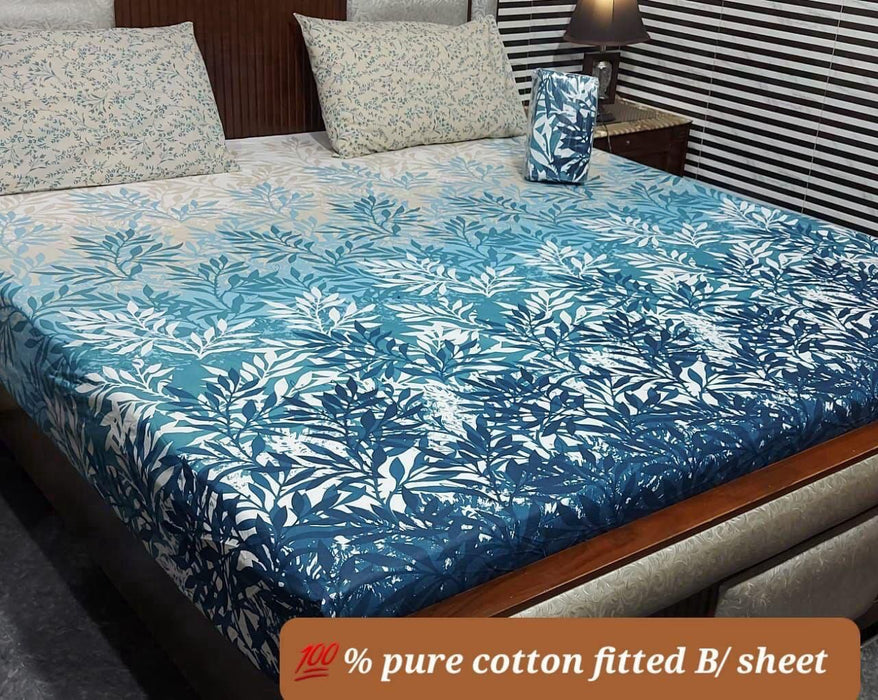 PURE COTTON FITTED BEDSHEET