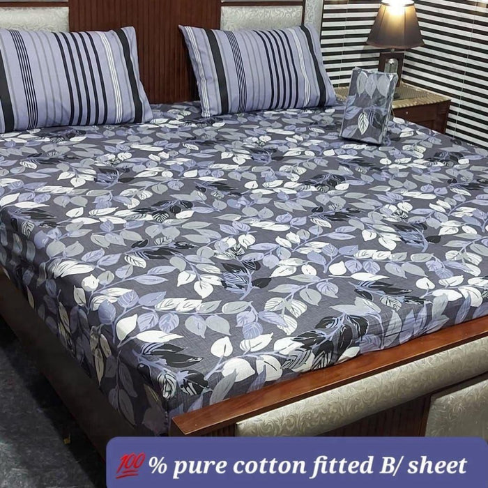 PURE COTTON FITTED BEDSHEET