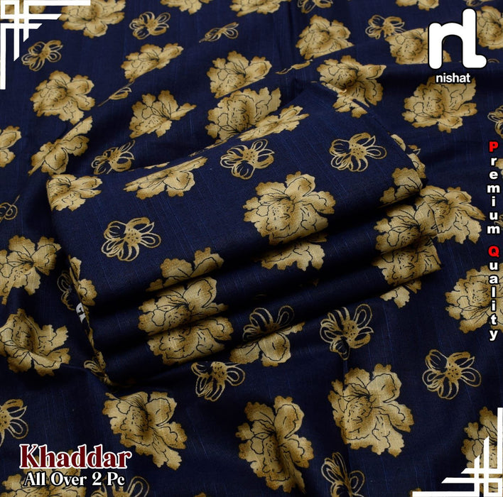 DIGITAL PRINT LUXURY SLUB KHADDAR BY NISHAT