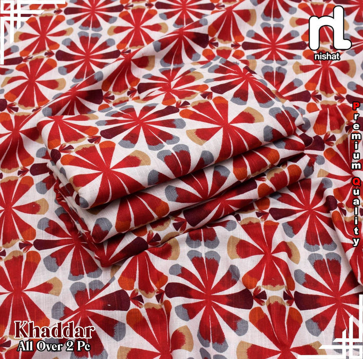 DIGITAL PRINT LUXURY SLUB KHADDAR BY NISHAT