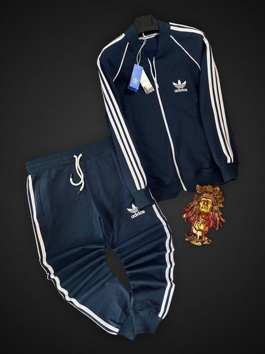 A&S Adidas 3-Stripe Style 2-Pcs Tracksuit