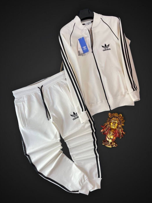 A&S Adidas 3-Stripe Style 2-Pcs Tracksuit