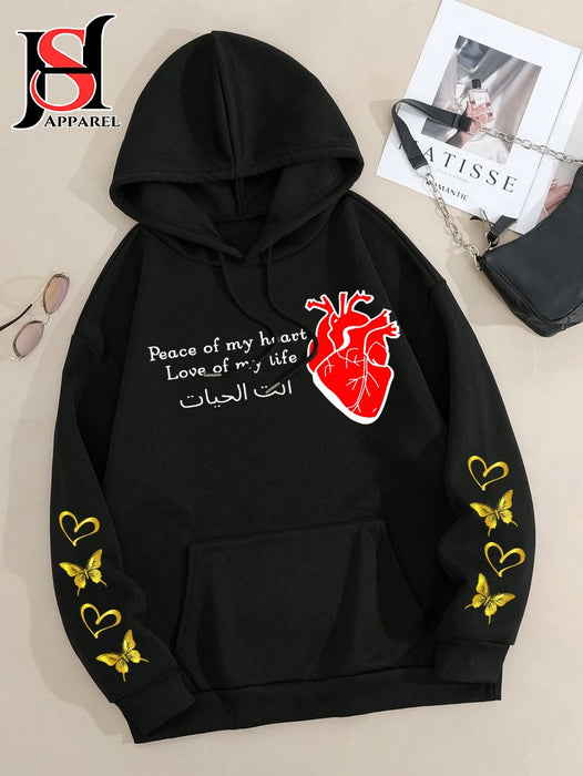 Printed Hoodie For Girls