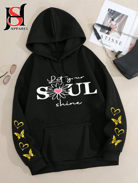 Printed Hoodie For Girls