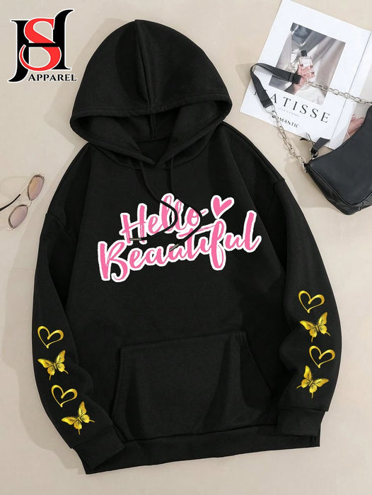 Printed Hoodie For Girls