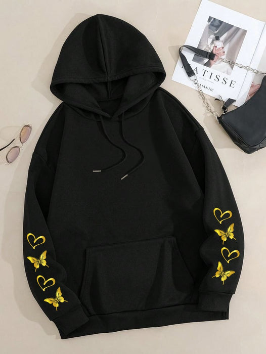 Printed Hoodie For Girls