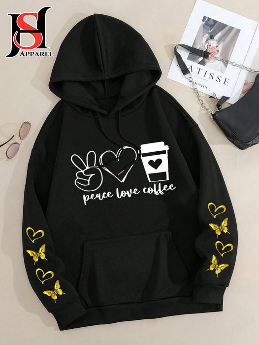 Printed Hoodie For Girls