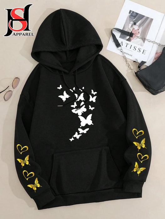 Printed Hoodie For Girls