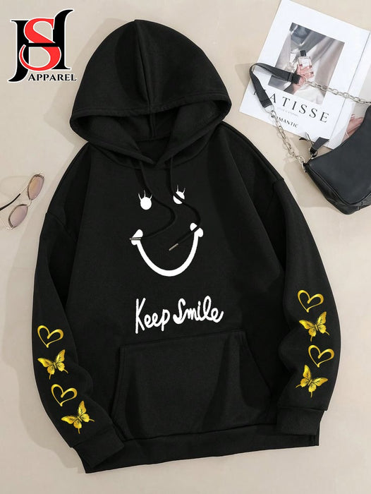 Printed Hoodie For Girls