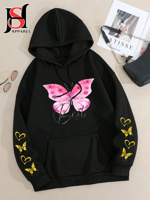 Printed Hoodie For Girls