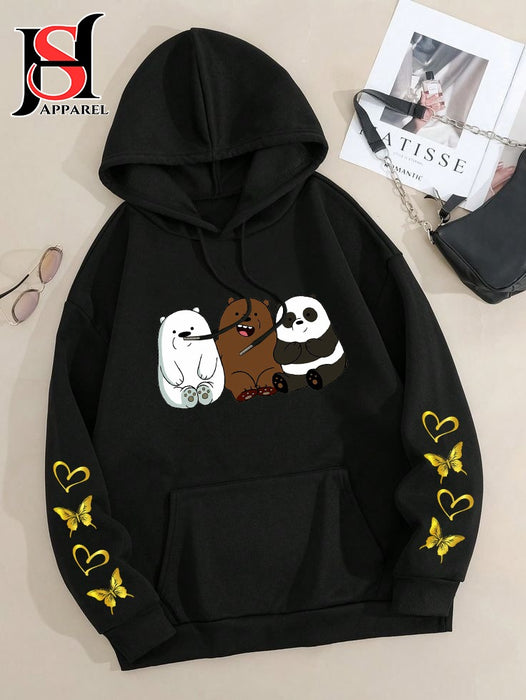 Printed Hoodie For Girls