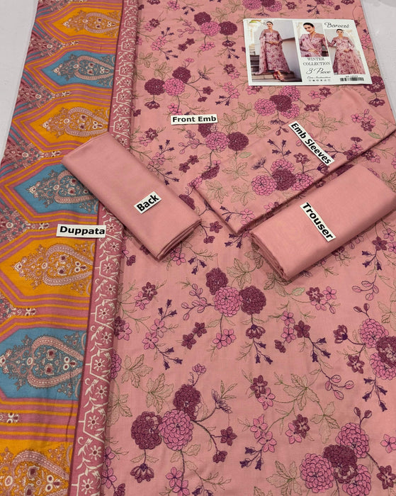 FABRIC DHANAK ;WITH WOOL SHAWL